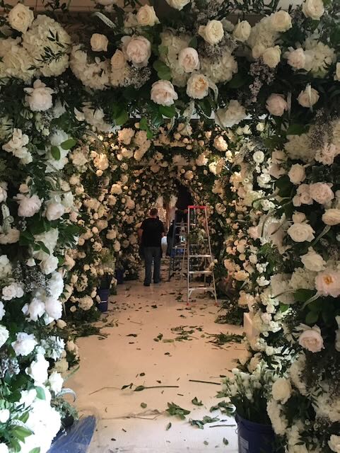 Flower Archway Setup